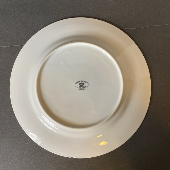 Crown Victoria “Lovelace” China Plate - Picture 3 of 7